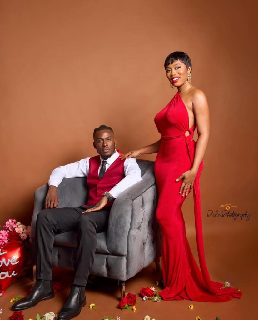 Gaelle TAGLAO et DJINA son fiancé