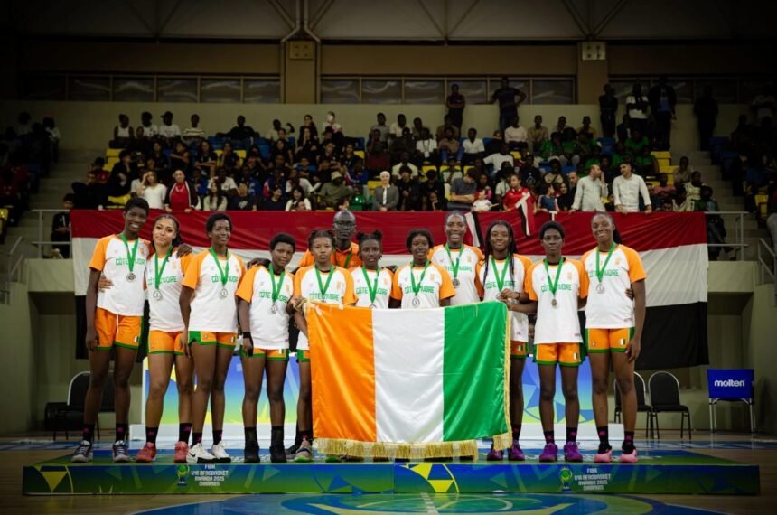 Éléphantes U16 de Côte d'Ivoire, vice championnes d'Afrique à la FIBA U16 Women's Afrobasket 2025 à Kigali
