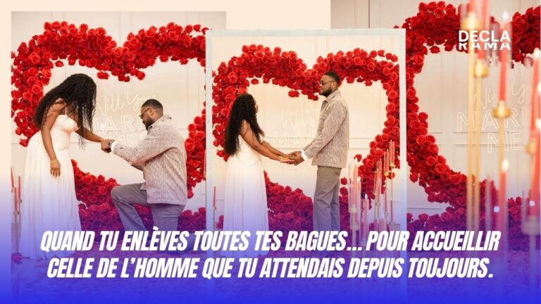 Elle jette toutes ses bagues pour accueillir celle de sa vie