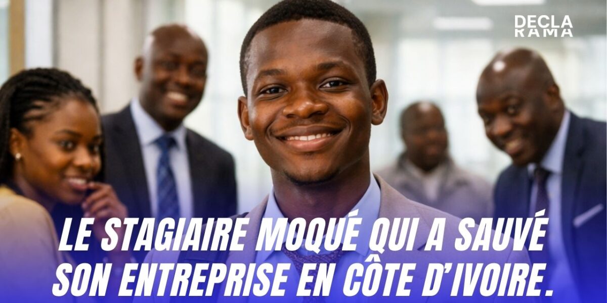 Le stagiaire moqué qui a sauvé son entreprise en Côte d’Ivoire.