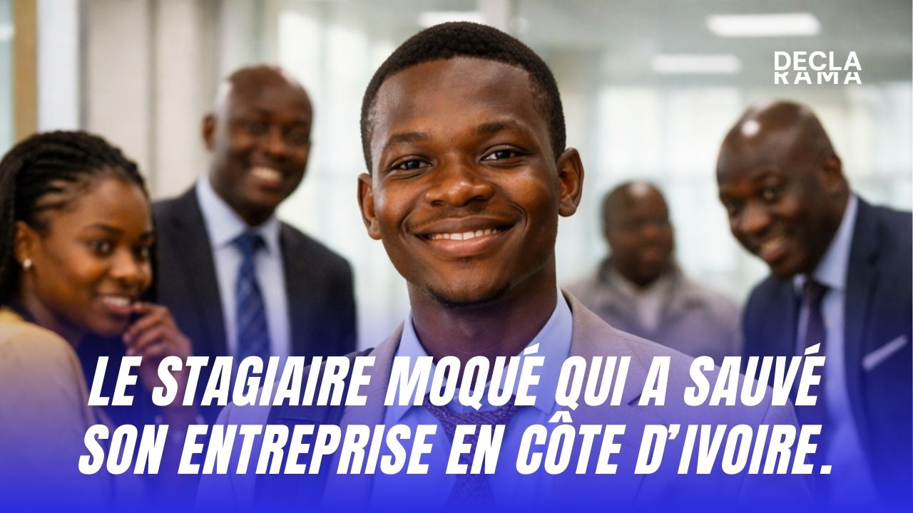 Le stagiaire moqué qui a sauvé son entreprise en Côte d’Ivoire.
