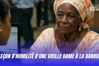 Leçon d’humilité d’une vieille dame à la banque