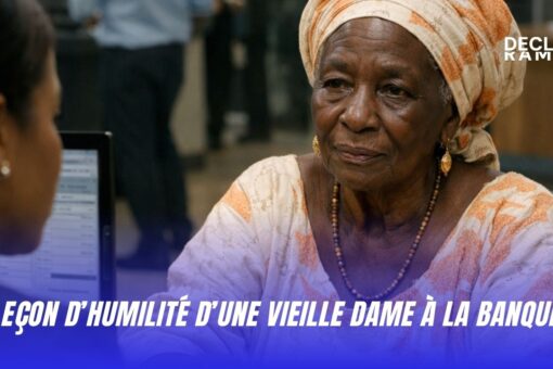 Leçon d’humilité d’une vieille dame à la banque