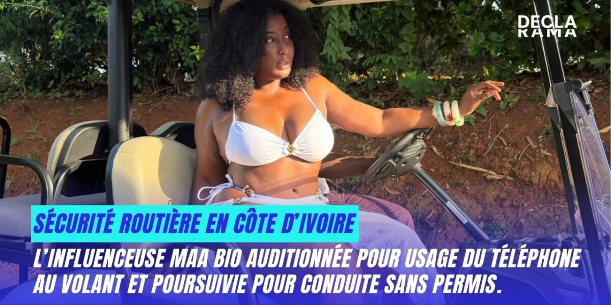 MAA BIO convoquée pour conduite sans permis