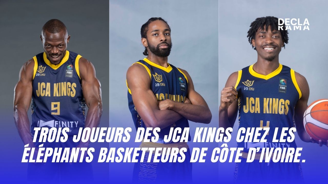 Trois joueurs des JCA Kings chez les Éléphants basketteurs de Côte d’Ivoire.
