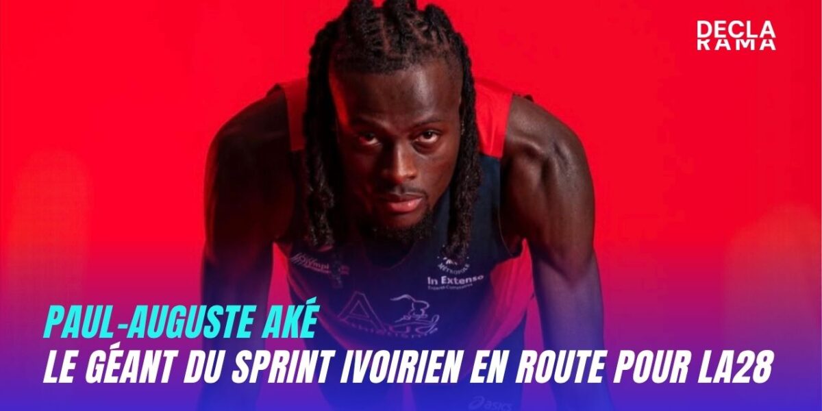 Paul Auguste AKÉ Le Géant du Sprint Ivoirien en Route pour LA28