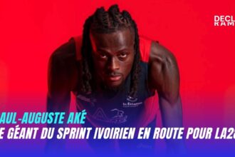 Paul Auguste AKÉ Le Géant du Sprint Ivoirien en Route pour LA28
