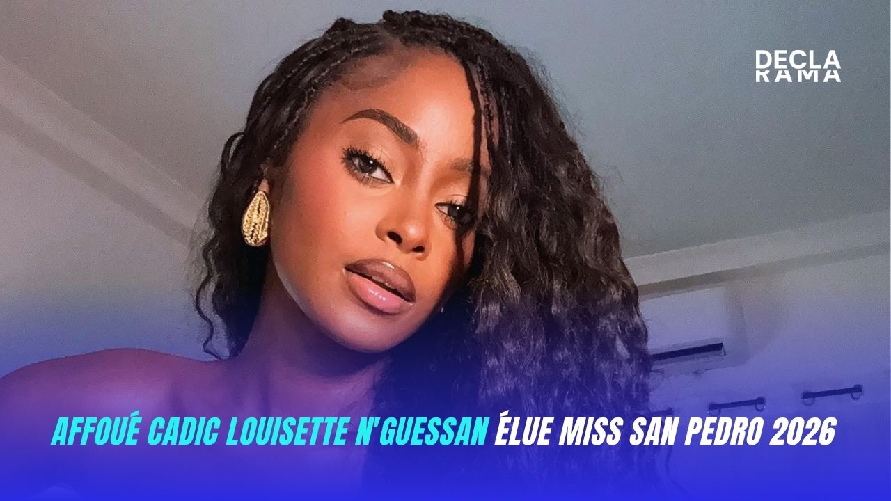 Affoué Cadic Louisette N'GUESSAN élue Miss San Pedro 2026
