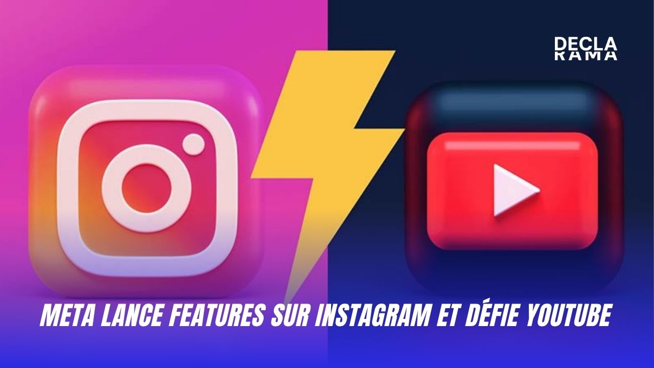 Meta lance Features sur Instagram et défie YouTube